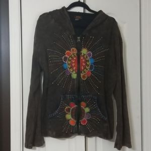 NWOT Hoodie - boho style
